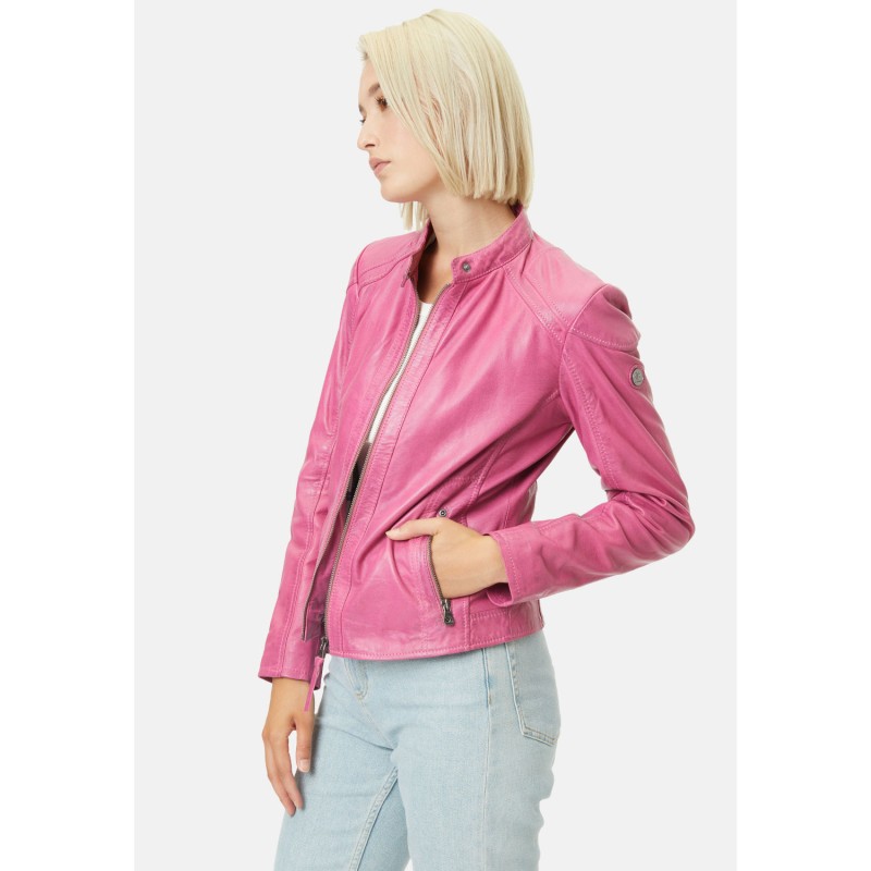 Geaca de Piele Dama Gipsy Roz April – Geci de Piele