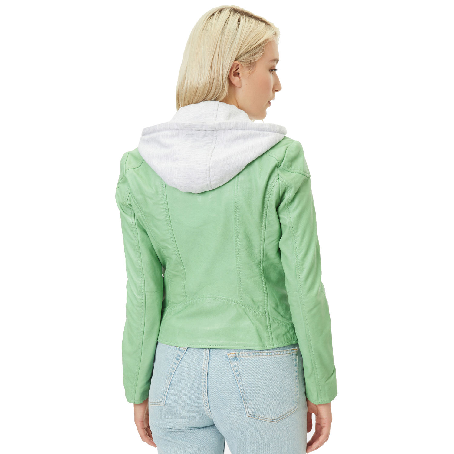 Geaca de Piele Dama Gipsy Verde April – Geci de Piele Geaca de Piele Dama Gipsy Verde April – Geci de Piele