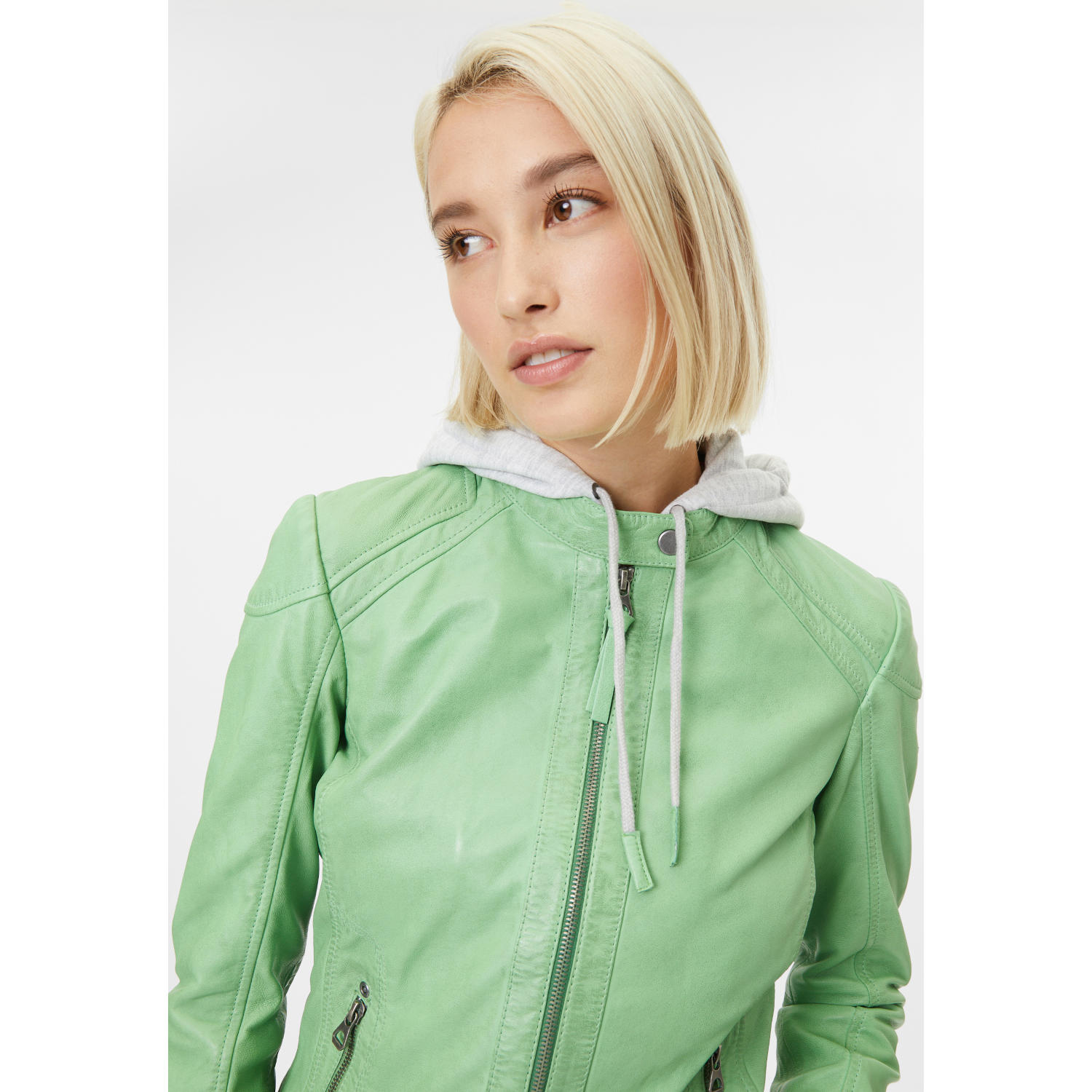 Geaca de Piele Dama Gipsy Verde April – Geci de Piele Geaca de Piele Dama Gipsy Verde April – Geci de Piele