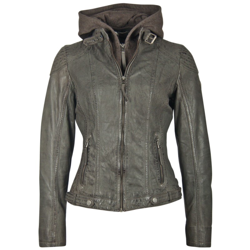 Geaca de Piele Dama Gipsy Antracit Cacey – Black Friday Geaca de Piele Dama Gipsy Antracit Cacey – Black Friday