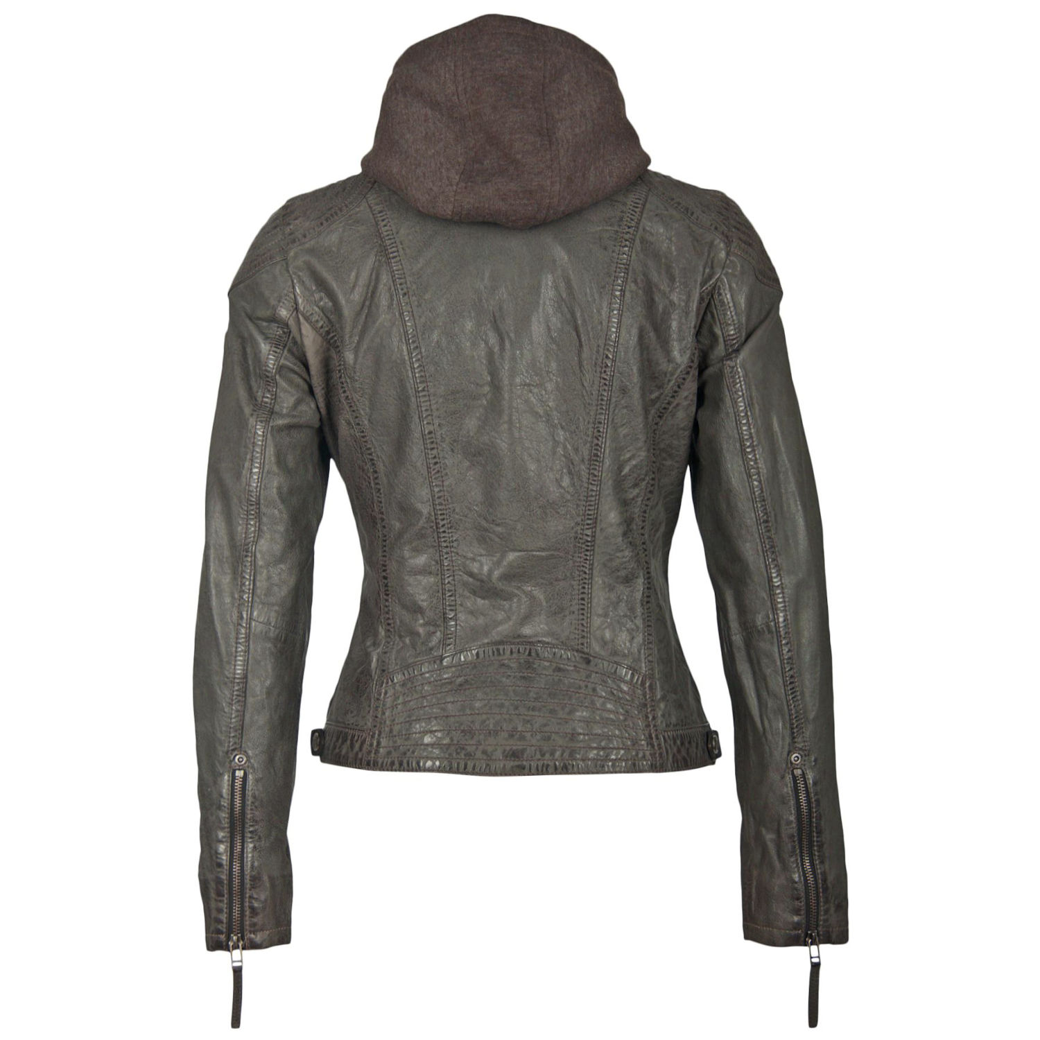 Geaca de Piele Dama Gipsy Antracit Cacey – Geci de Piele
