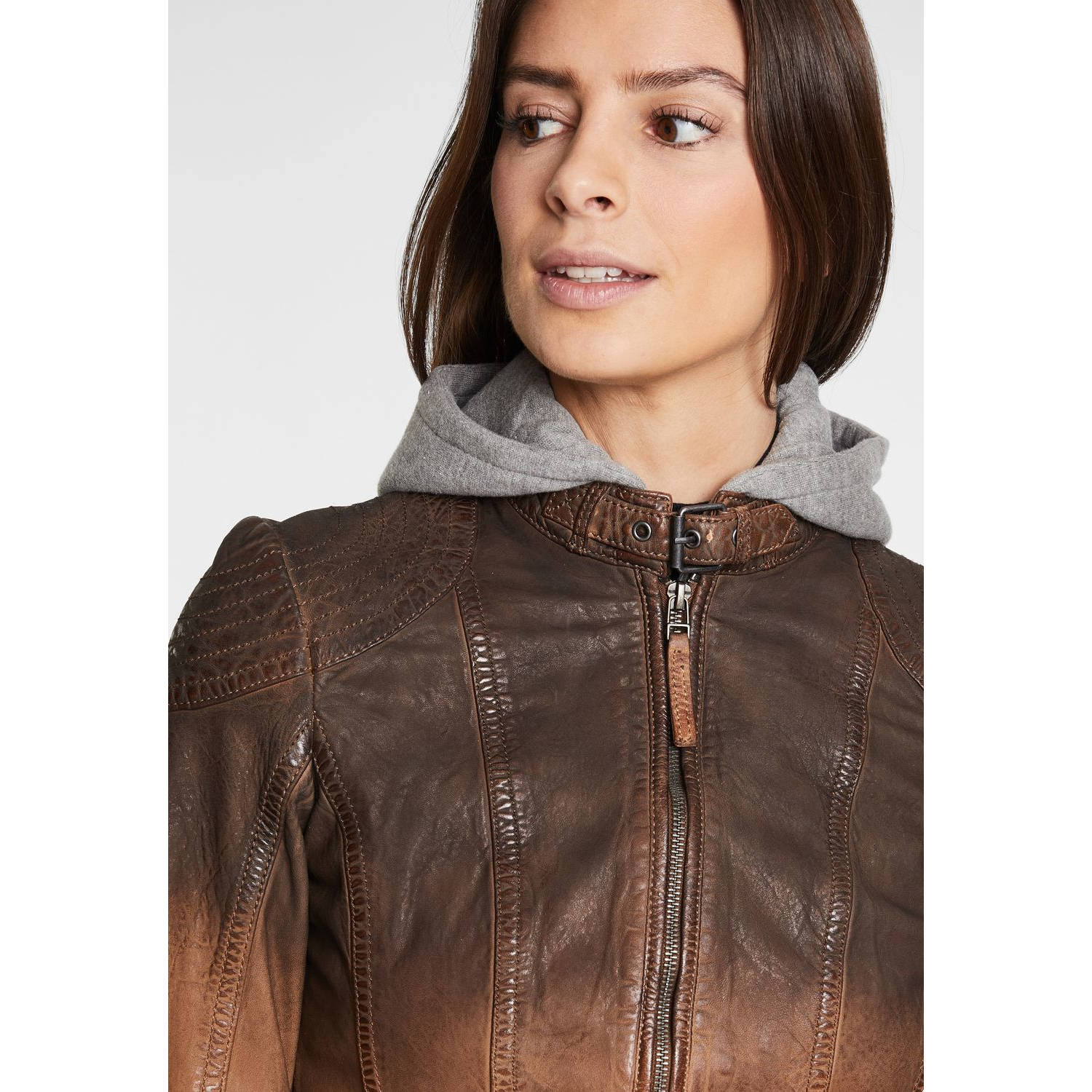 Geaca de Piele Dama Gipsy Maro Antic Cascha – IMBRACAMINTE