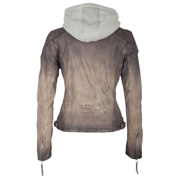 Geaca de Piele Dama Gipsy Gri Cascha – Black Friday — fotografia 2