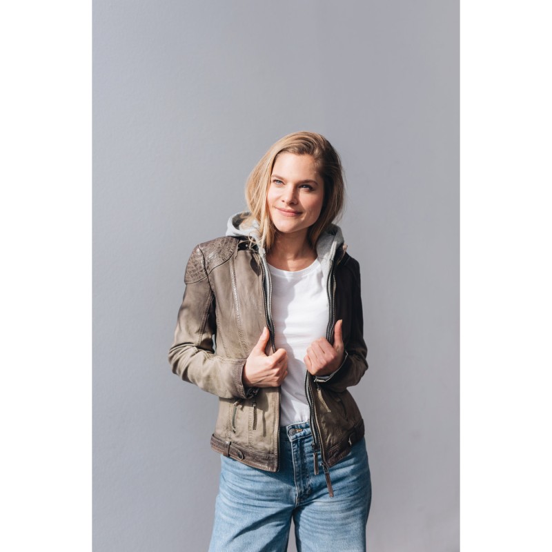 Geaca de Piele Dama Gipsy Gri Cascha – IMBRACAMINTE Geaca de Piele Dama Gipsy Gri Cascha – IMBRACAMINTE