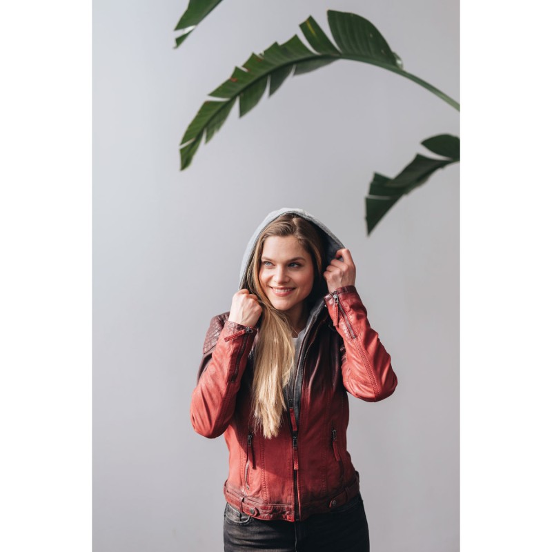 Geaca de Piele Dama Gipsy by Mauritius Rosie Cascha – Black Friday