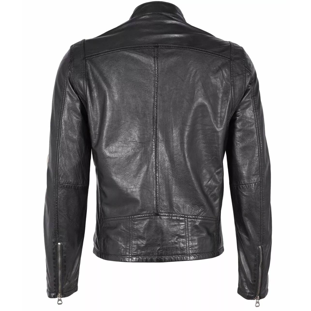 Geaca de Piele Barbati Gipsy Neagra Coby – IMBRACAMINTE