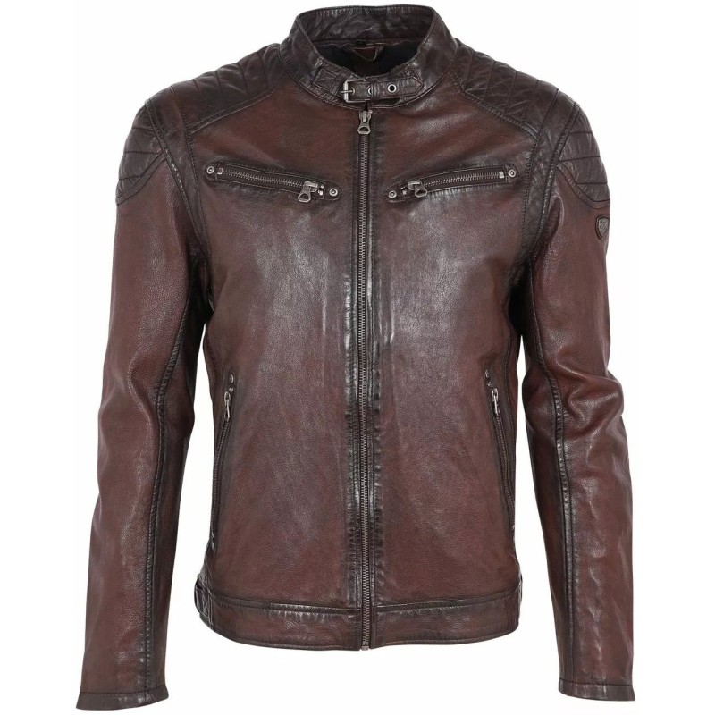 Geaca de Piele Barbati Gipsy Visinie Colt W18 LASANV – IMBRACAMINTE