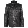 Geaca Lunga de Piele Barbati Deercraft Neagra DMArik - readytowear.ro