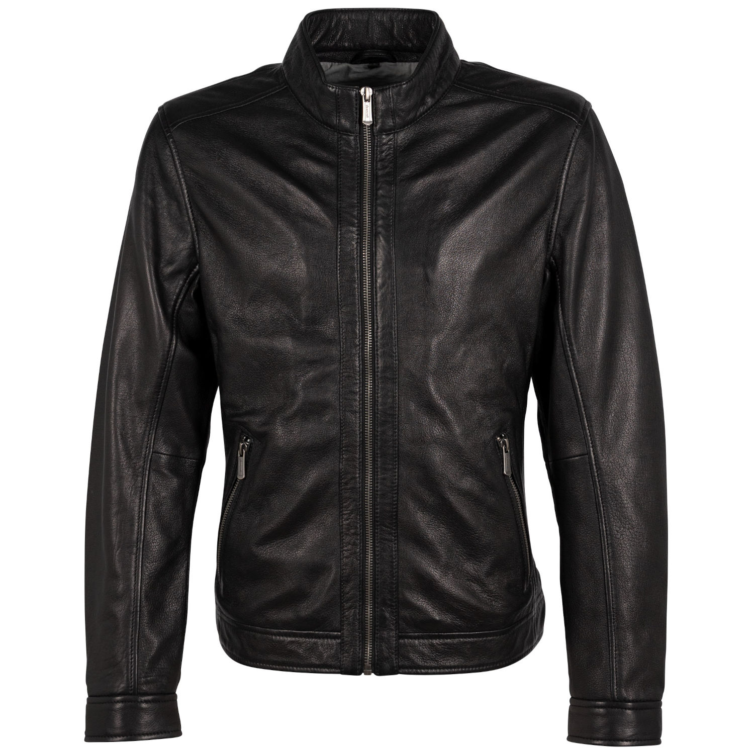 Geaca de Piele Barbati Deercraft Neagra DMBandu – Geci de Piele