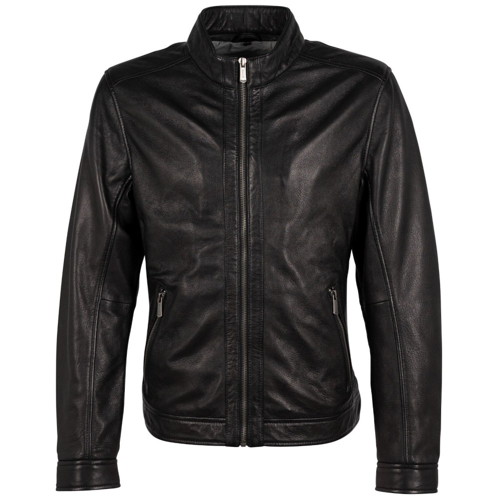 Geaca de Piele Barbati Deercraft Neagra DMBandu Geaca de Piele Barbati Deercraft Neagra DMBandu - readytowear.ro