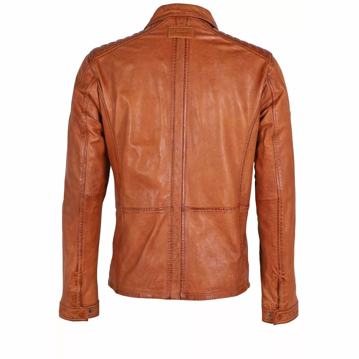 Geaca de Piele Barbati Deercraft Coniac DMBarrett LONTV – IMBRACAMINTE