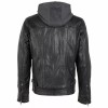 Geaca de Piele Barbati Deercraft Neagra DMBartho LAOV - readytowear.ro