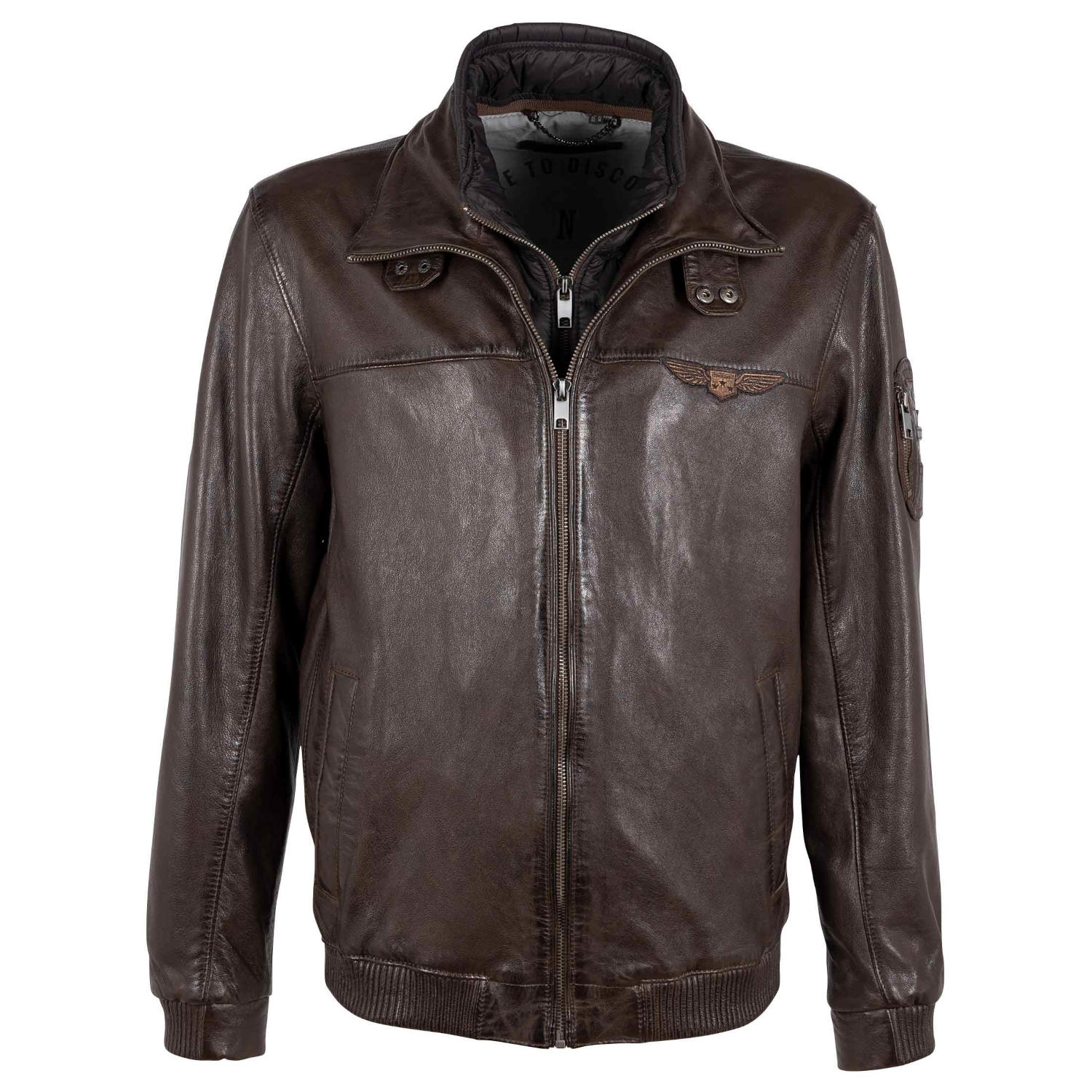 Geaca de Piele Barbati Deercraft Maro DMCayden – Black Friday Geaca de Piele Barbati Deercraft Maro DMCayden – Black Friday