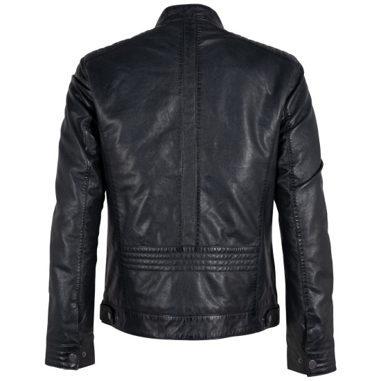 Geaca de Piele Barbati Deercraft Bleumarin Inchis DMCetos