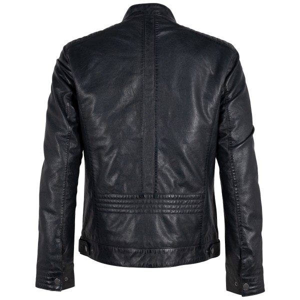 Geaca de Piele Barbati Deercraft Bleumarin Inchis DMCetos