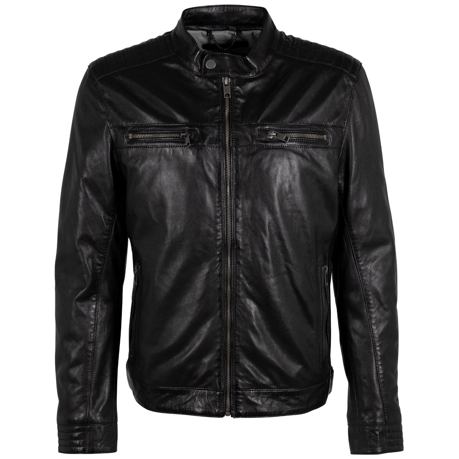 Geaca de Piele Barbati Deercraft Neagra DMCetos – Black Friday Geaca de Piele Barbati Deercraft Neagra DMCetos – Black Friday