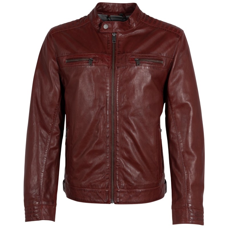 Geaca de Piele Barbati Deercraft Visinie DMCetos – Black Friday