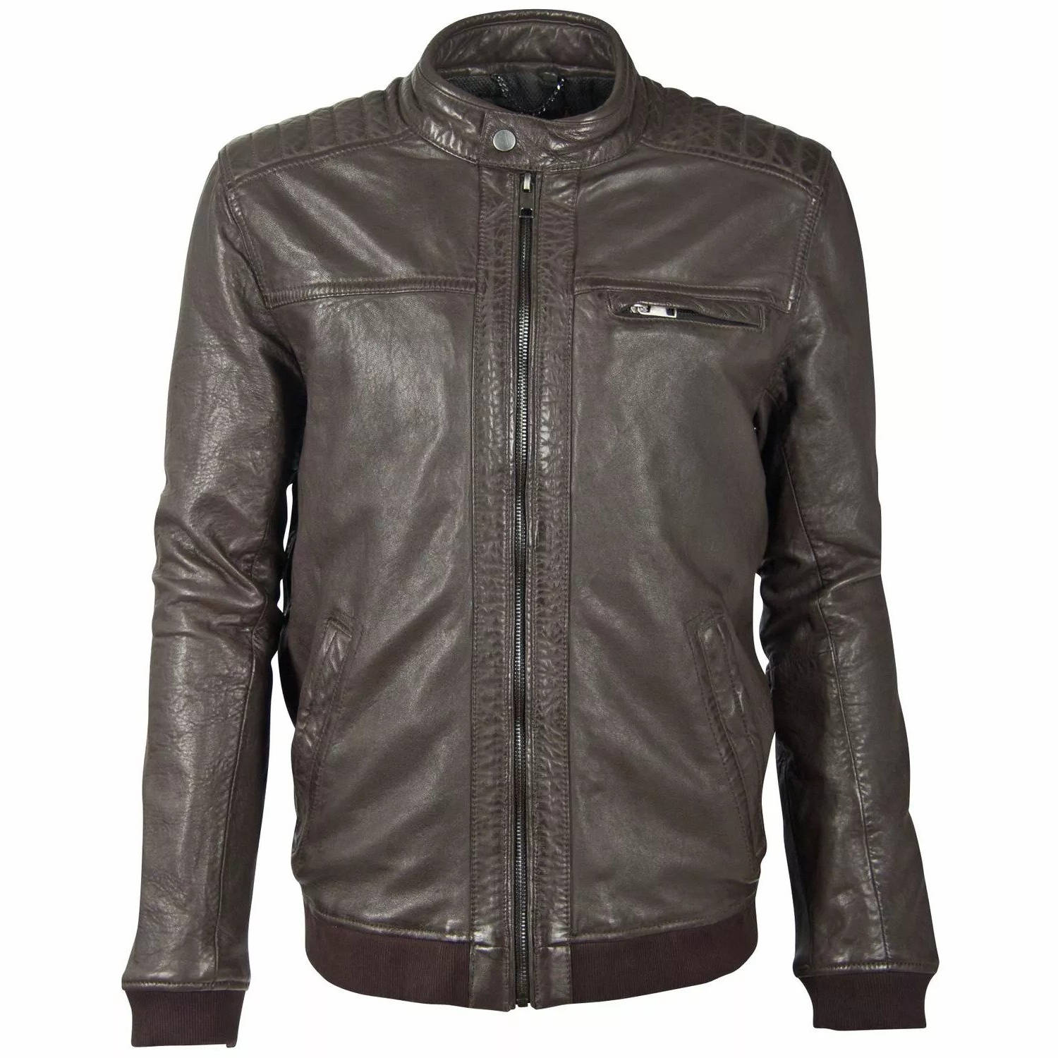 Geaca de Piele Barbati Deercraft Maro Inchis DMDelius LABUV – IMBRACAMINTE Geaca de Piele Barbati Deercraft Maro Inchis DMDelius LABUV – IMBRACAMINTE