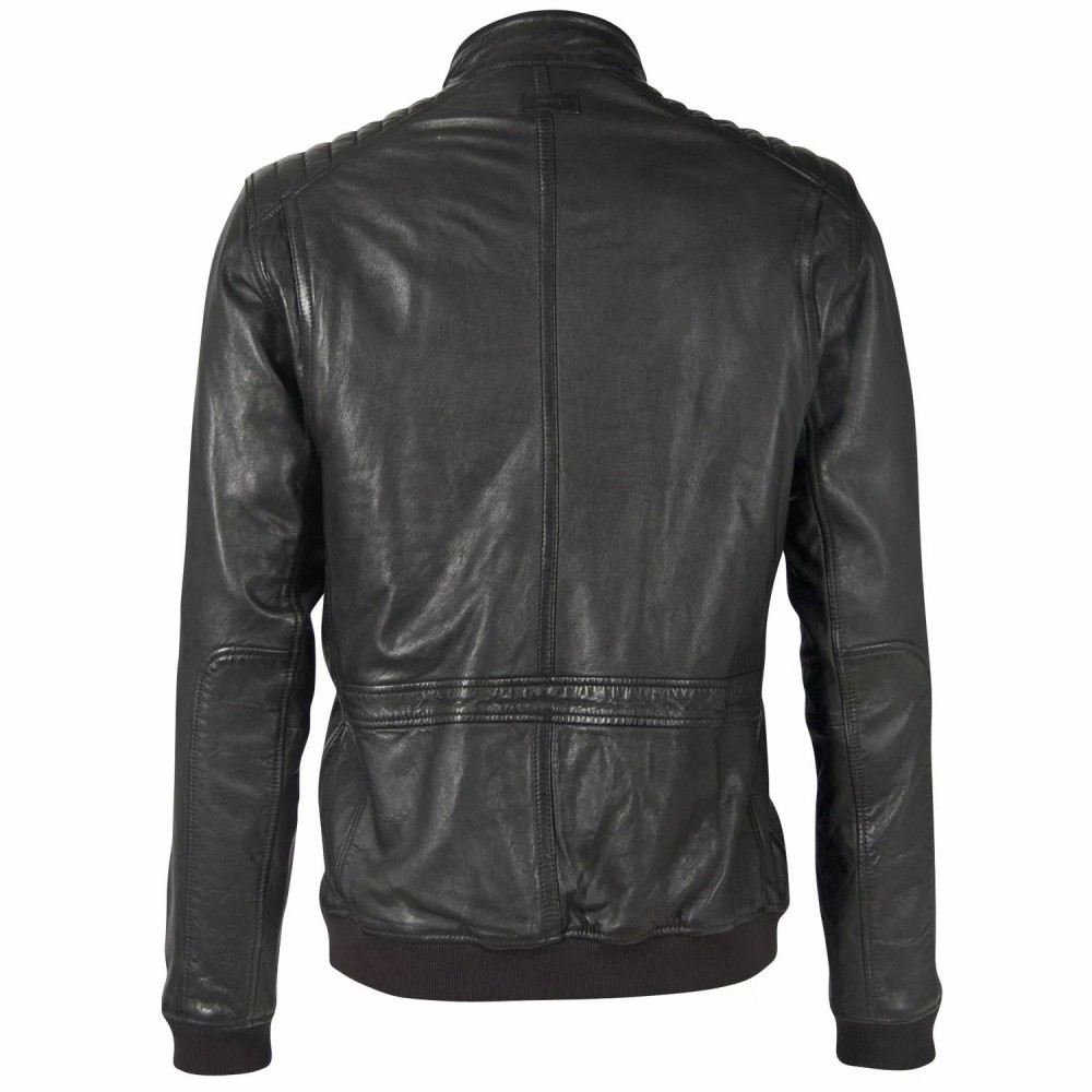 Geaca de Piele Barbati Deercraft Neagra DMDelius LABUV Geaca de Piele Barbati Deercraft Neagra DMDelius LABUV - readytowear.ro