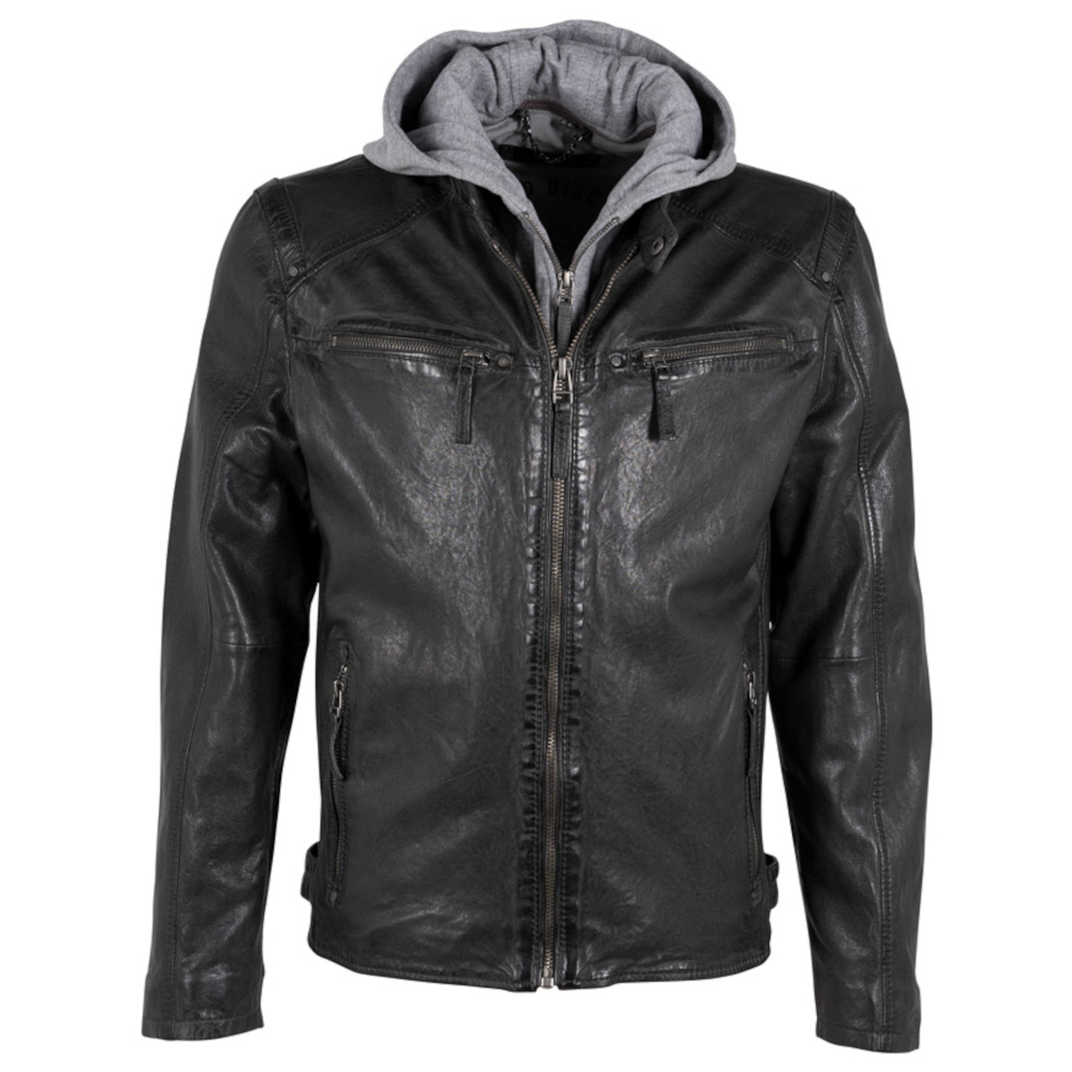 Geaca de Piele Barbati Deercraft Antracit DMFavio – IMBRACAMINTE