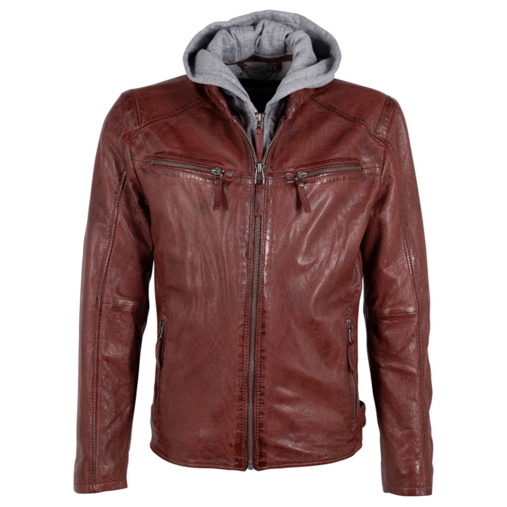Geaca de Piele Barbati Deercraft Visinie DMFavio Geaca de Piele Barbati Deercraft Visinie DMFavio - readytowear.ro