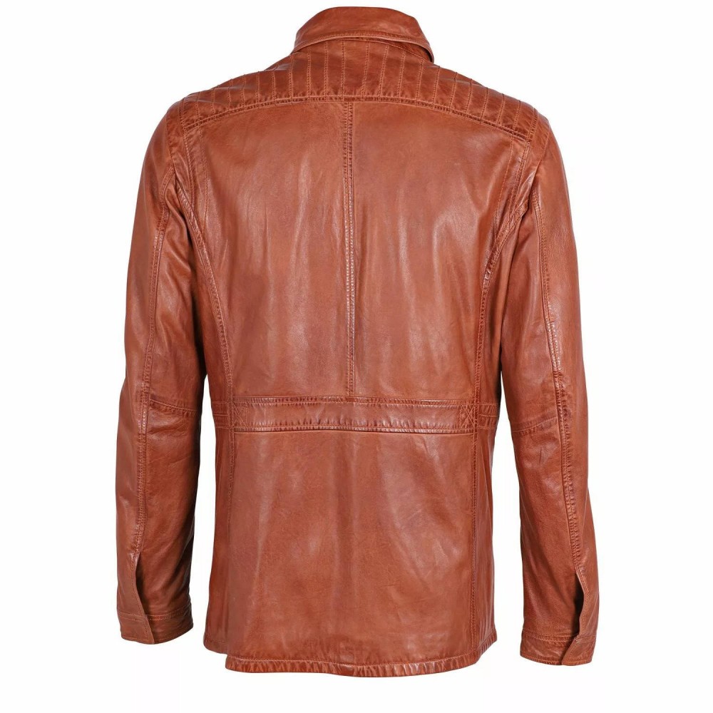 Geaca de Piele Barbati Deercraft Coniac DMHolden LAFLOV Geaca de Piele Barbati Deercraft Coniac DMHolden LAFLOV - readytowear.ro