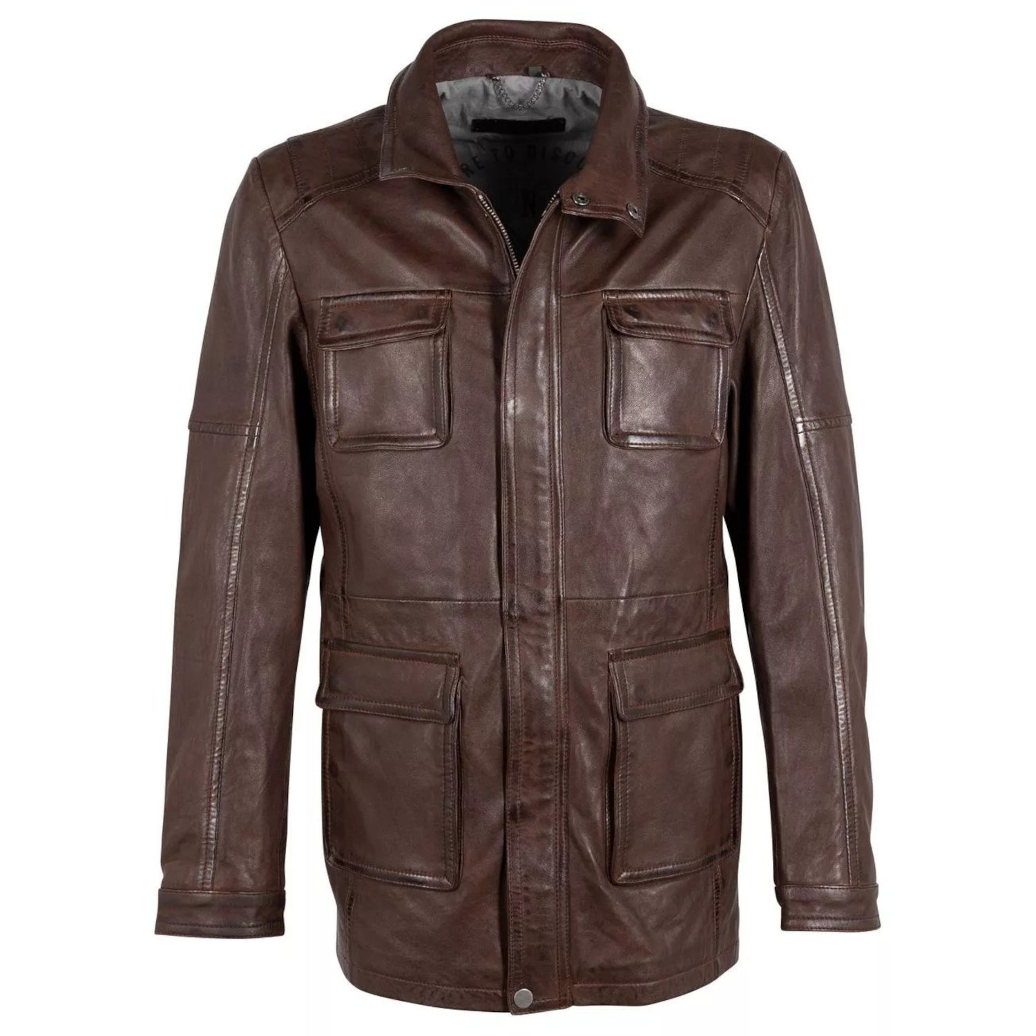 Geaca Lunga de Piele Barbati Deercraft Castanie DMHumfrey – IMBRACAMINTE Geaca Lunga de Piele Barbati Deercraft Castanie DMHumfrey – IMBRACAMINTE