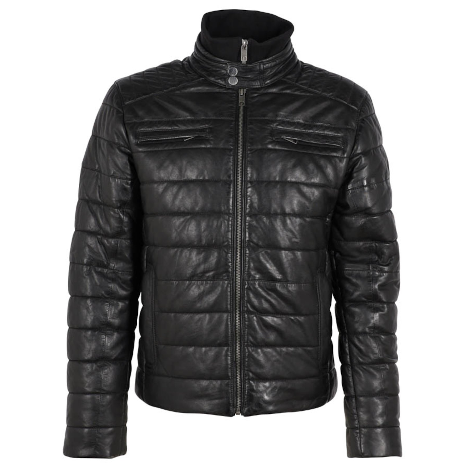 Geaca de Iarna din Piele Barbati Deercraft Neagra DMHuxly – IMBRACAMINTE Geaca de Iarna din Piele Barbati Deercraft Neagra DMHuxly – IMBRACAMINTE