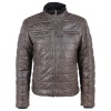 Geaca de Iarna din Piele Barbati Deercraft Olive DMHuxly - readytowear.ro