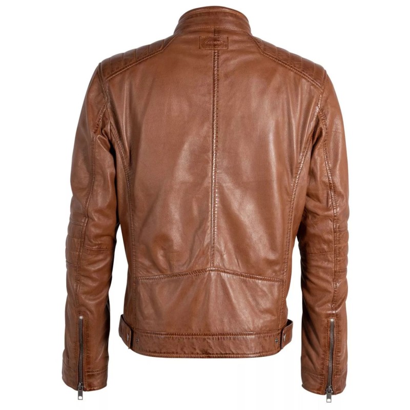 Geaca de Piele Barbati Deercraft Coniac DMIsmael – IMBRACAMINTE