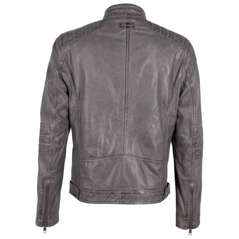 Geaca de Piele Barbati Deercraft Gri DMIsmael – IMBRACAMINTE