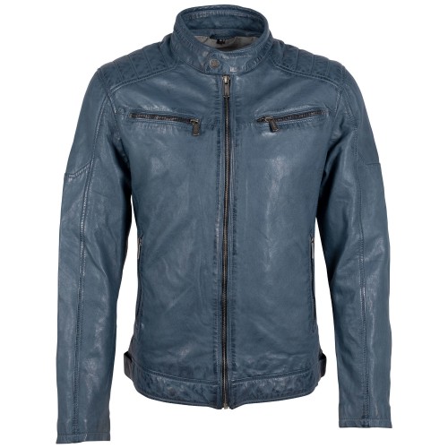 Geaca de Piele Barbati Deercraft Albastra DMJaimi