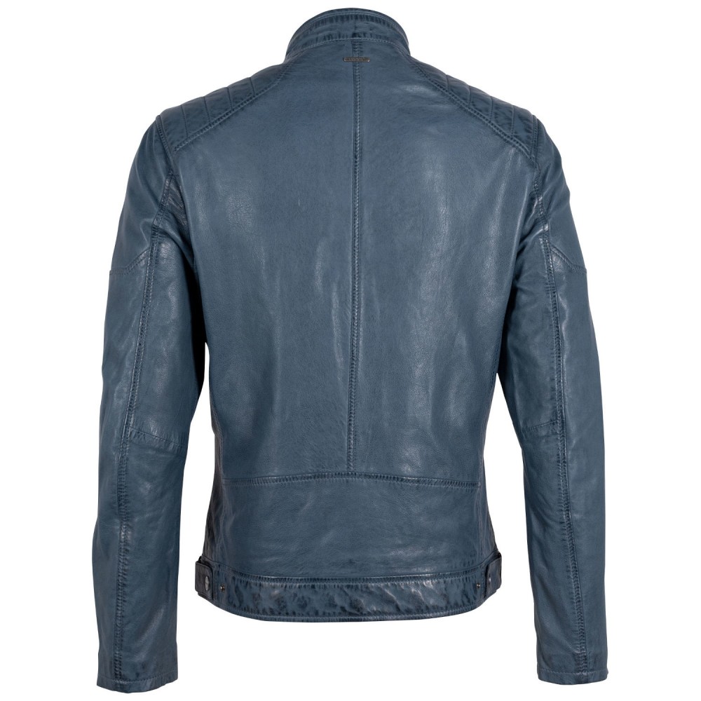 Geaca de Piele Barbati Deercraft Albastra DMJaimi Geaca de Piele Barbati Deercraft Albastra DMJaimi - readytowear.ro