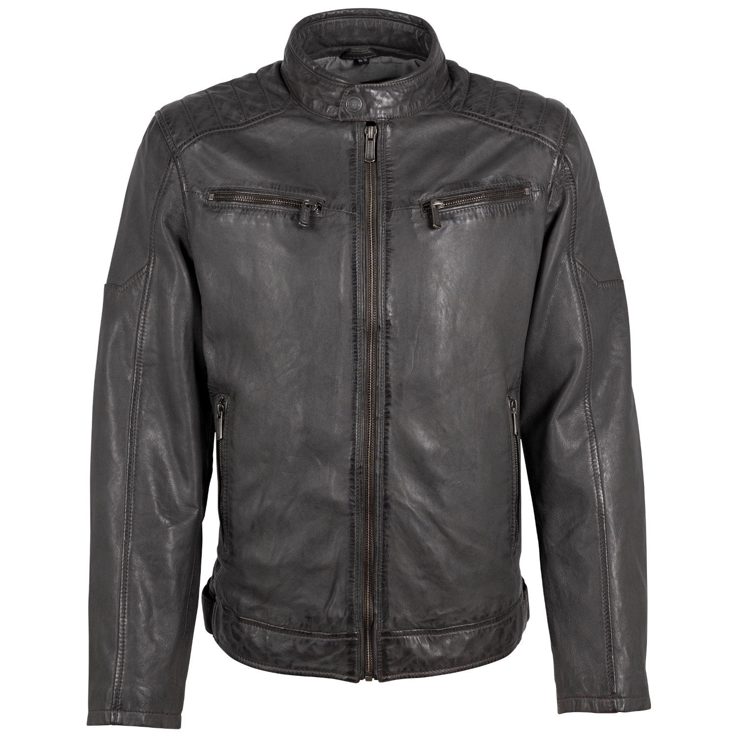 Geaca de Piele Barbati Deercraft Antracit Inchis DMJaimi – Black Friday Geaca de Piele Barbati Deercraft Antracit Inchis DMJaimi – Black Friday