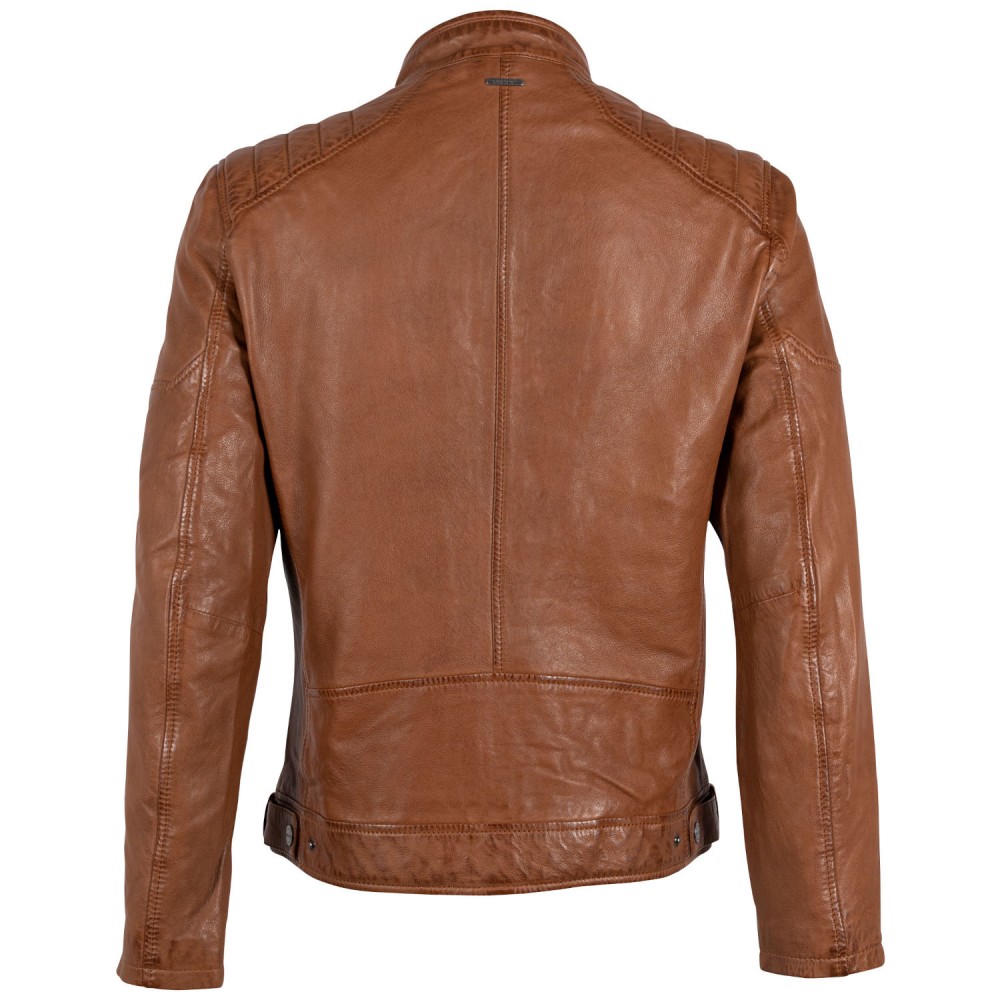 Geaca de Piele Barbati Deercraft Coniac DMJaimi – Black Friday