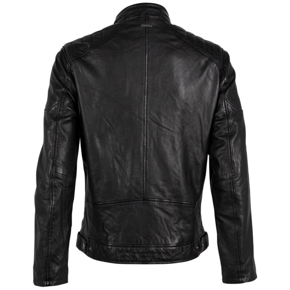 Geaca de Piele Barbati Deercraft Neagra DMJaimi Geaca de Piele Barbati Deercraft Neagra DMJaimi - readytowear.ro