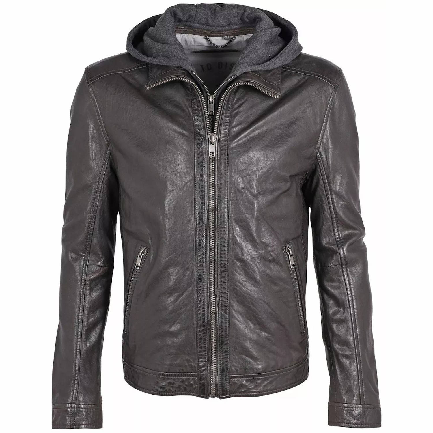 Geaca de Piele Barbati Deercraft Maro Inchis DMJaster NSLVV – IMBRACAMINTE