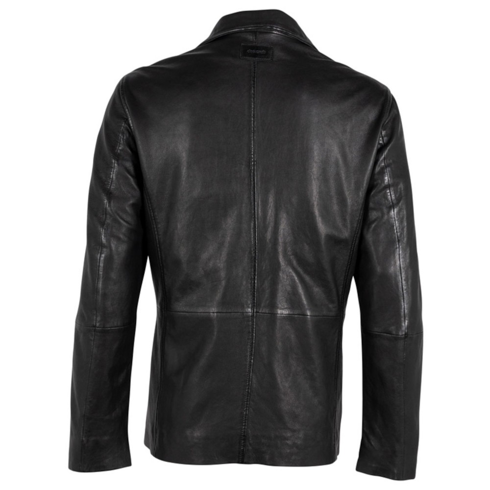 Geaca de Piele Barbati Deercraft Neagra DMJavan Geaca de Piele Barbati Deercraft Neagra DMJavan - readytowear.ro