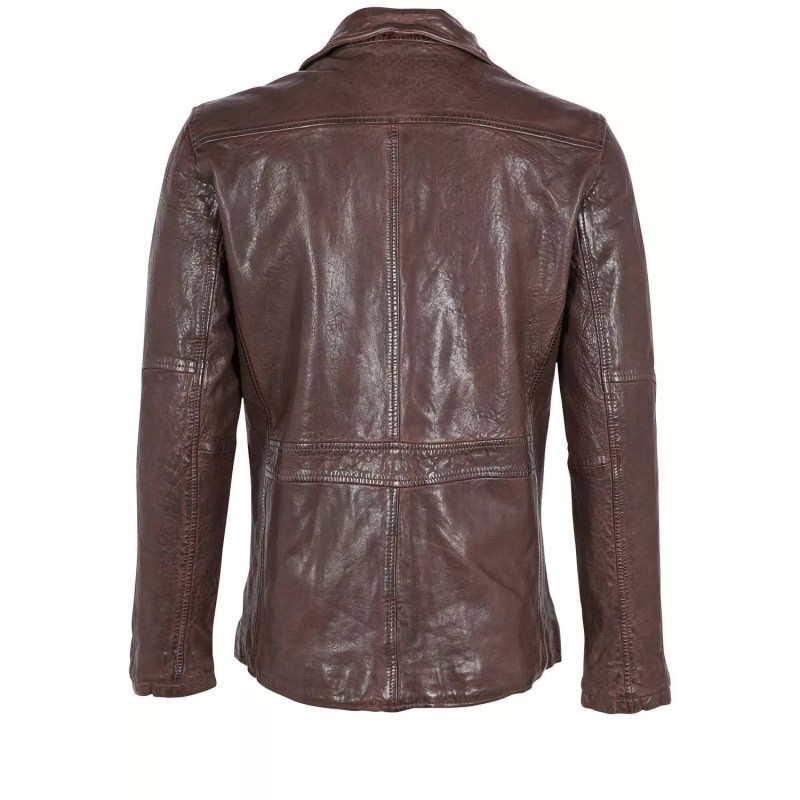 Geaca de Piele Barbati Deercraft Maro Inchis DMJolon LDAV – IMBRACAMINTE