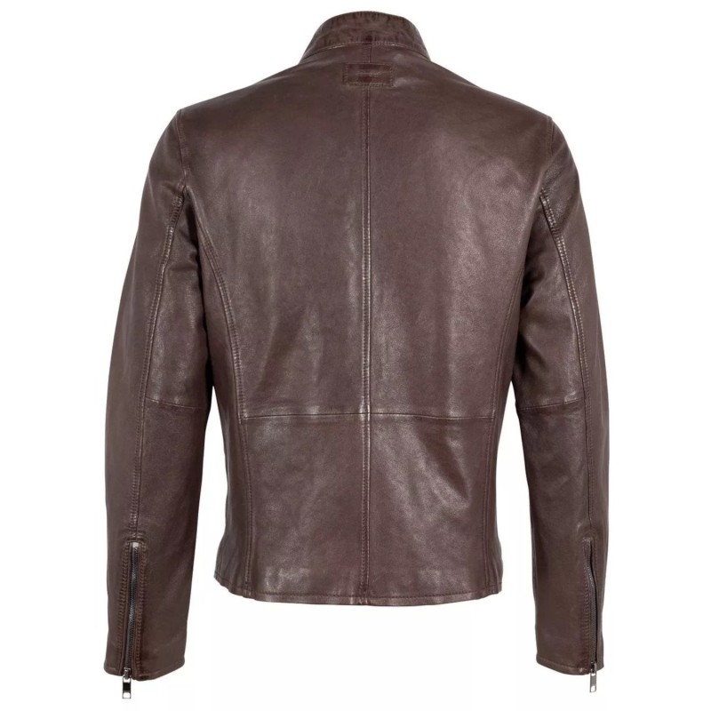 Geaca de Piele Barbati Deercraft Maro Inchis DMKaris – Black Friday Geaca de Piele Barbati Deercraft Maro Inchis DMKaris – Black Friday