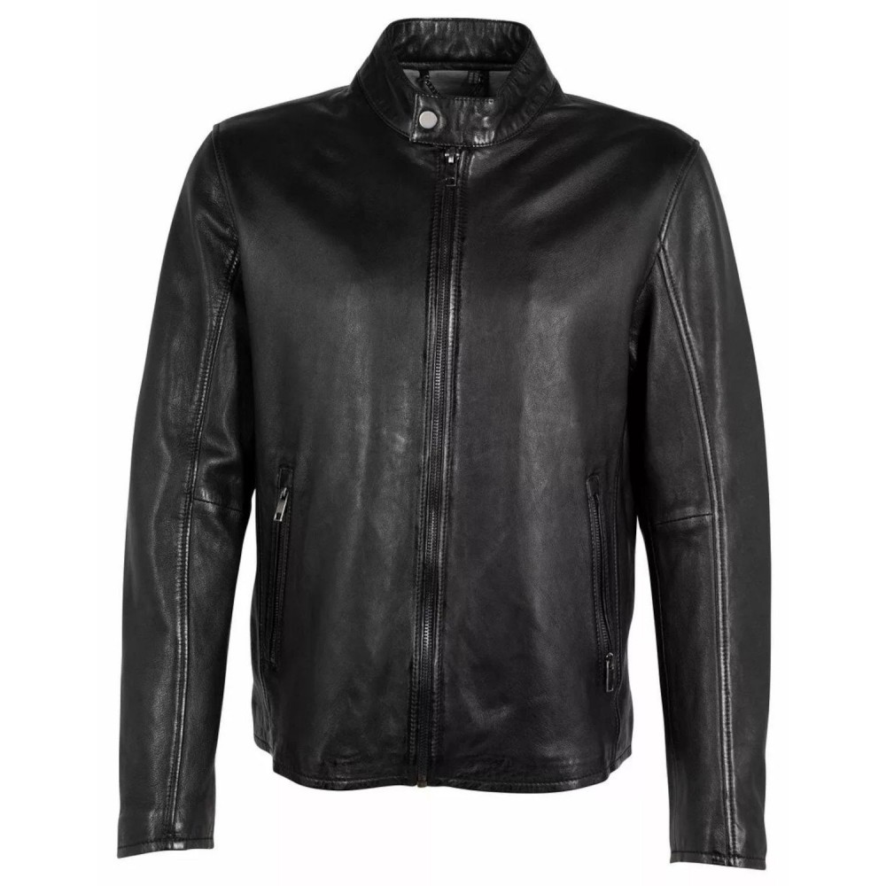 Geaca de Piele Barbati Deercraft Neagra DMKaris Geaca de Piele Barbati Deercraft Neagra DMKaris - readytowear.ro
