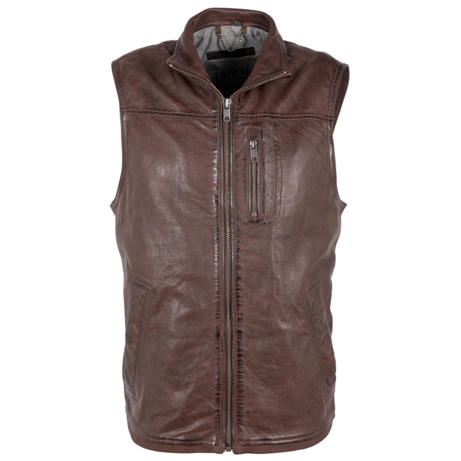 Vesta de Piele Barbati Deercraft Castanie DMKliff – IMBRACAMINTE