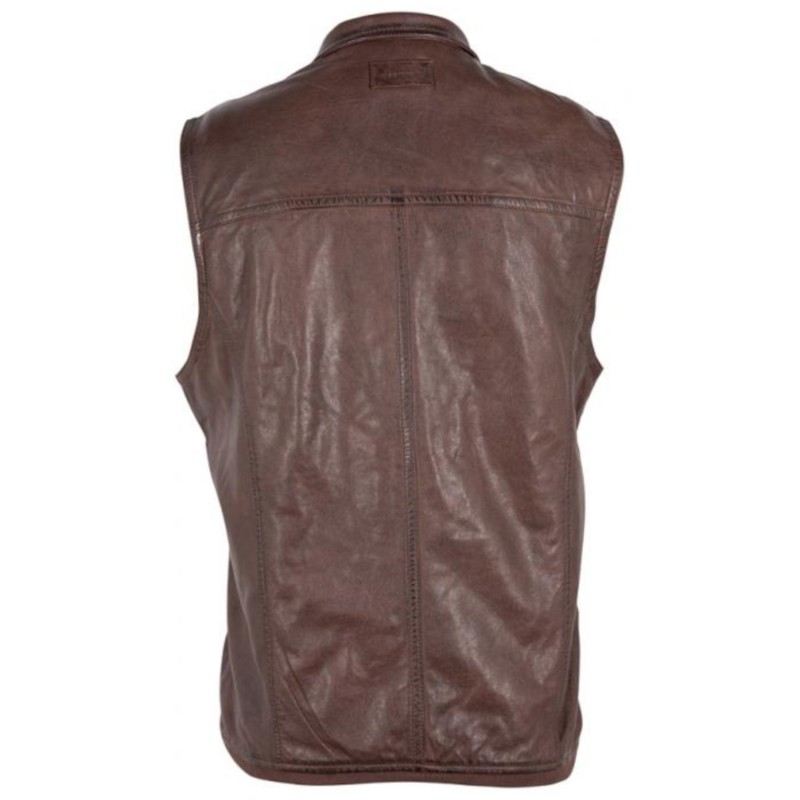 Vesta de Piele Barbati Deercraft Castanie DMKliff – IMBRACAMINTE