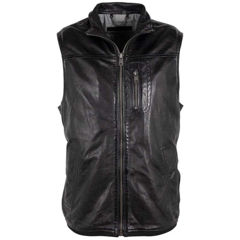 Vesta de Piele Barbati Deercraft Neagra DMKliff – IMBRACAMINTE