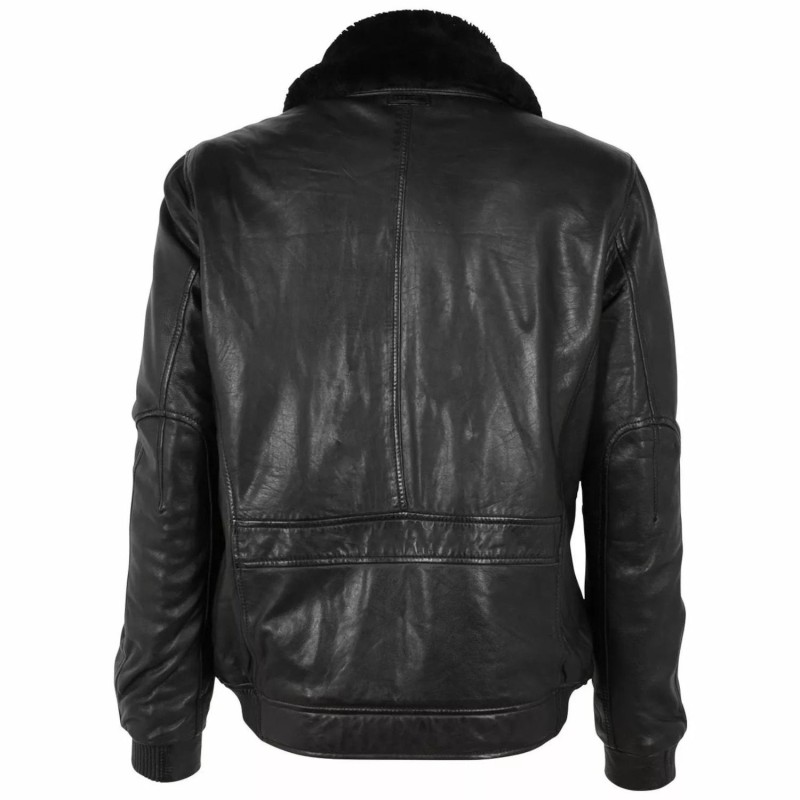 Geaca de Piele Barbati Gipsy Neagra DMLavco LWAWV W – IMBRACAMINTE Geaca de Piele Barbati Gipsy Neagra DMLavco LWAWV W – IMBRACAMINTE