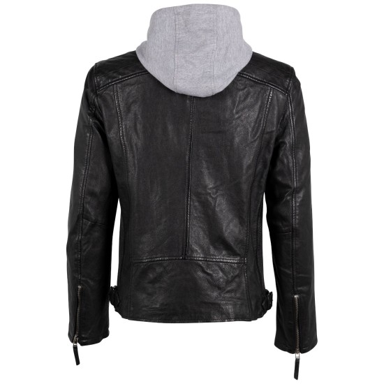 Geaca de Piele Barbati Deercraft Neagra DMLian
