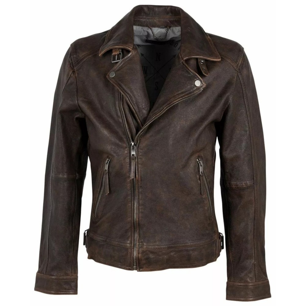Geaca de Piele Barbati Deercraft Maro Vintage DMMatias Geaca de Piele Barbati Deercraft Maro Vintage DMMatias - readytowear
