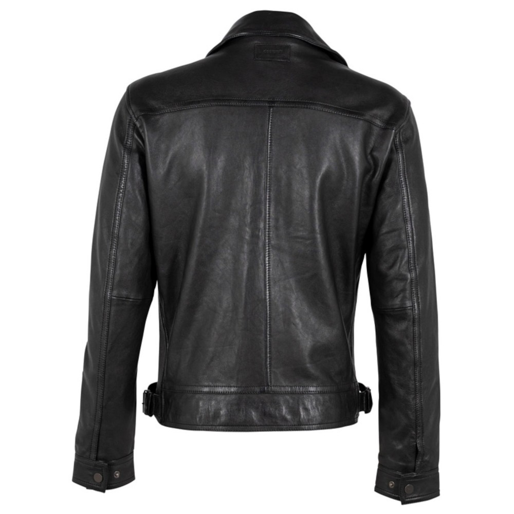 Geaca de Piele Barbati Deercraft Neagra DMMatias Geaca de Piele Barbati Deercraft Neagra DMMatias - readytowear.ro