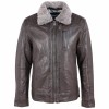 Geaca de Piele Barbati Deercraft Maro Inchis DMMorrice NSLVV Geaca de Piele Barbati Deercraft Maro Inchis DMMorrice NSLVV - readytowear.ro