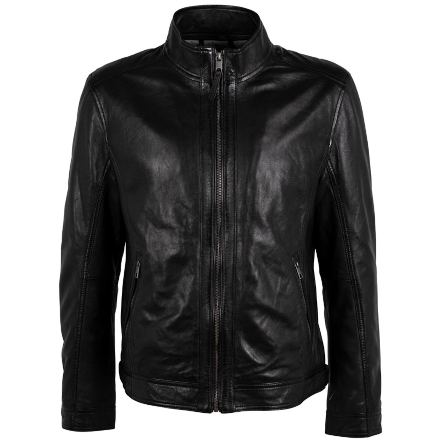 Geaca de Piele Barbati Deercraft Neagra DMOshan – Black Friday Geaca de Piele Barbati Deercraft Neagra DMOshan – Black Friday